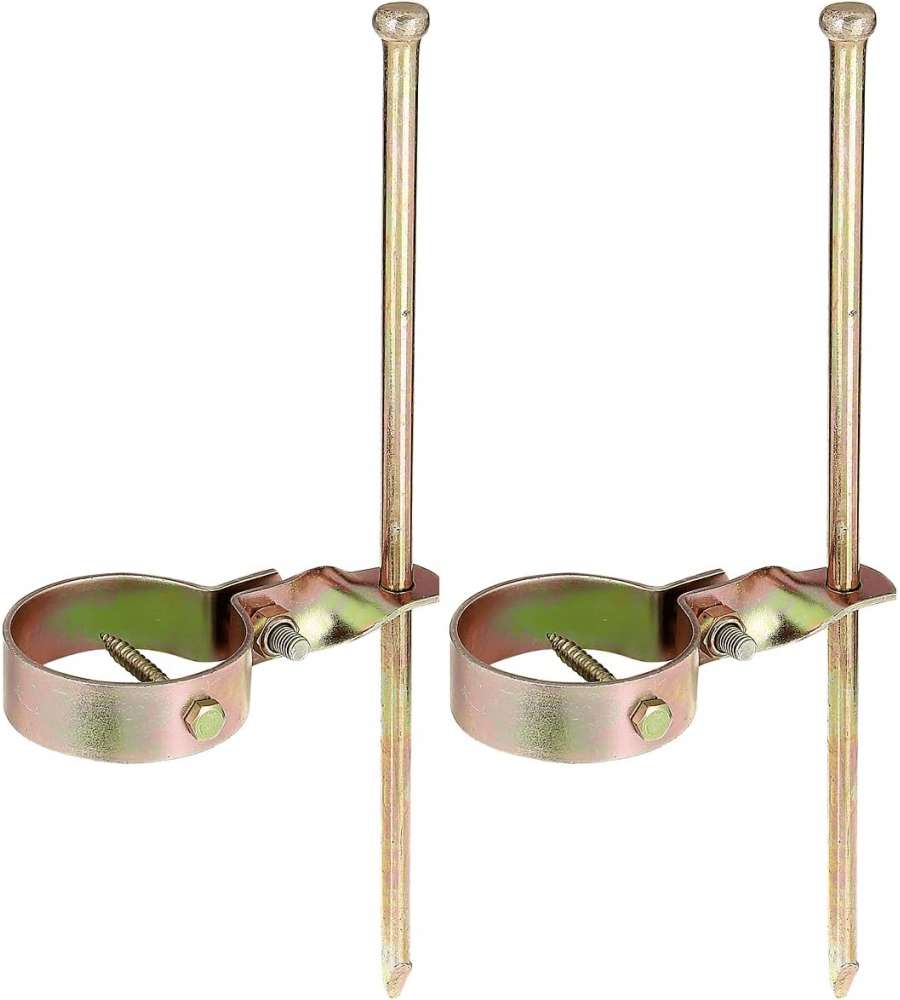 Alberts Ancoraggio Altalena Fissaggio Terra Giallo Zincato 390mm 2Pz