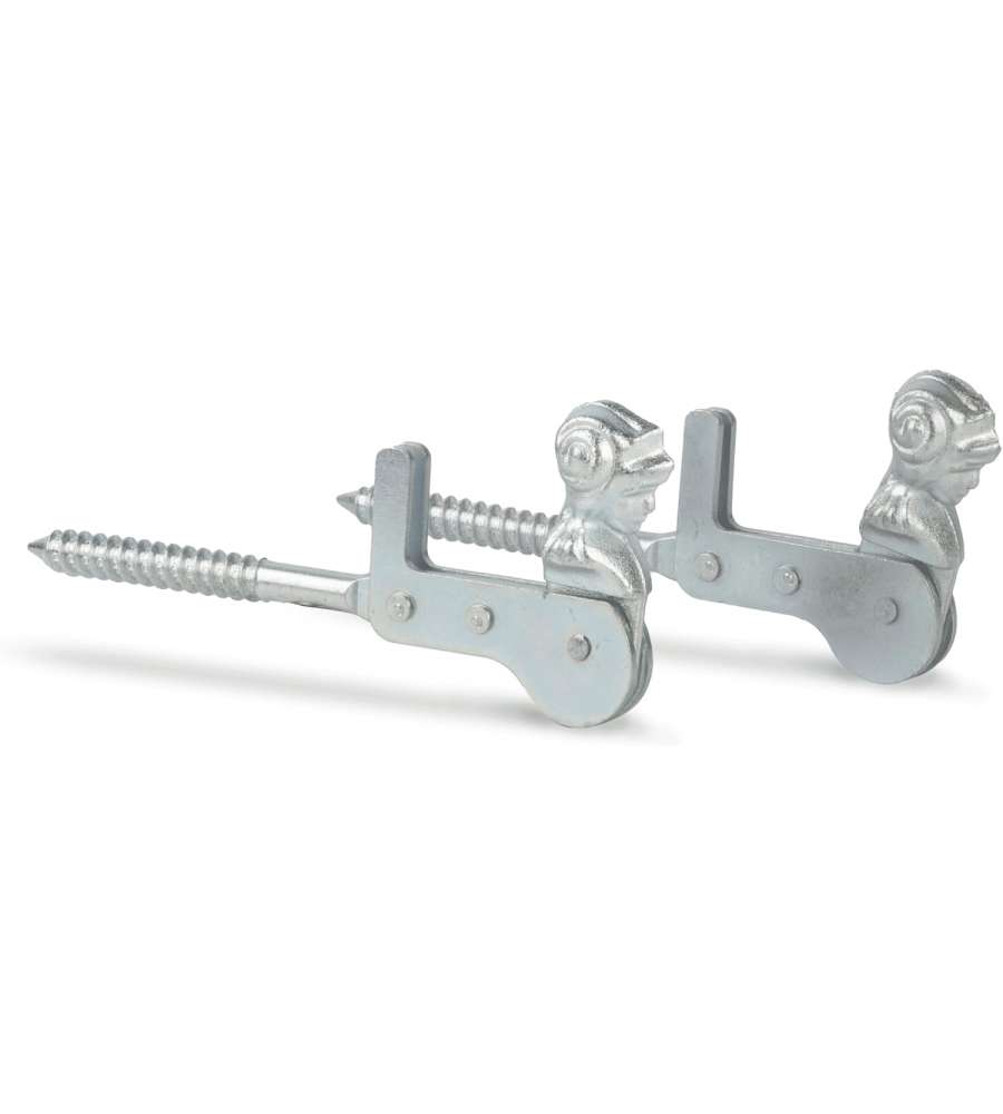 GAH-Alberts Fermaporta Testa di Donna Zincato Galvanicamente 115 mm 2pz