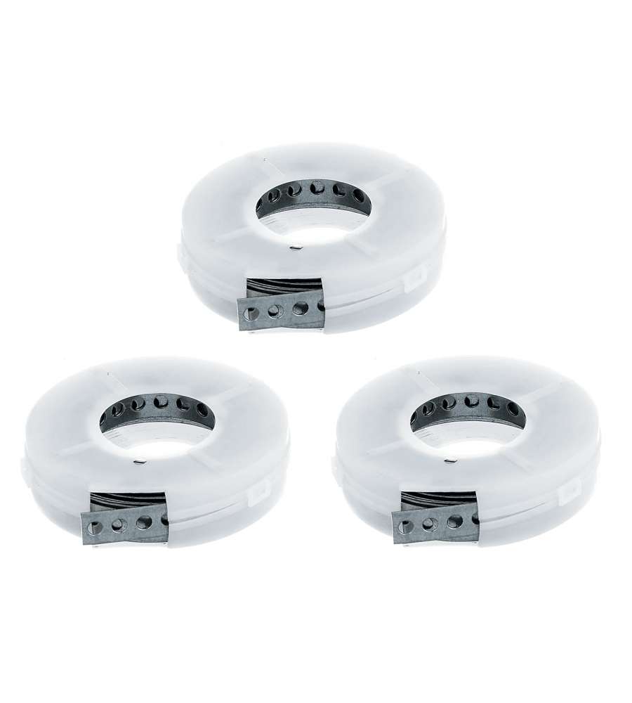 GAH-Alberts Nastro perforato zincato 17 mm x 3 m set da 3 pezzi