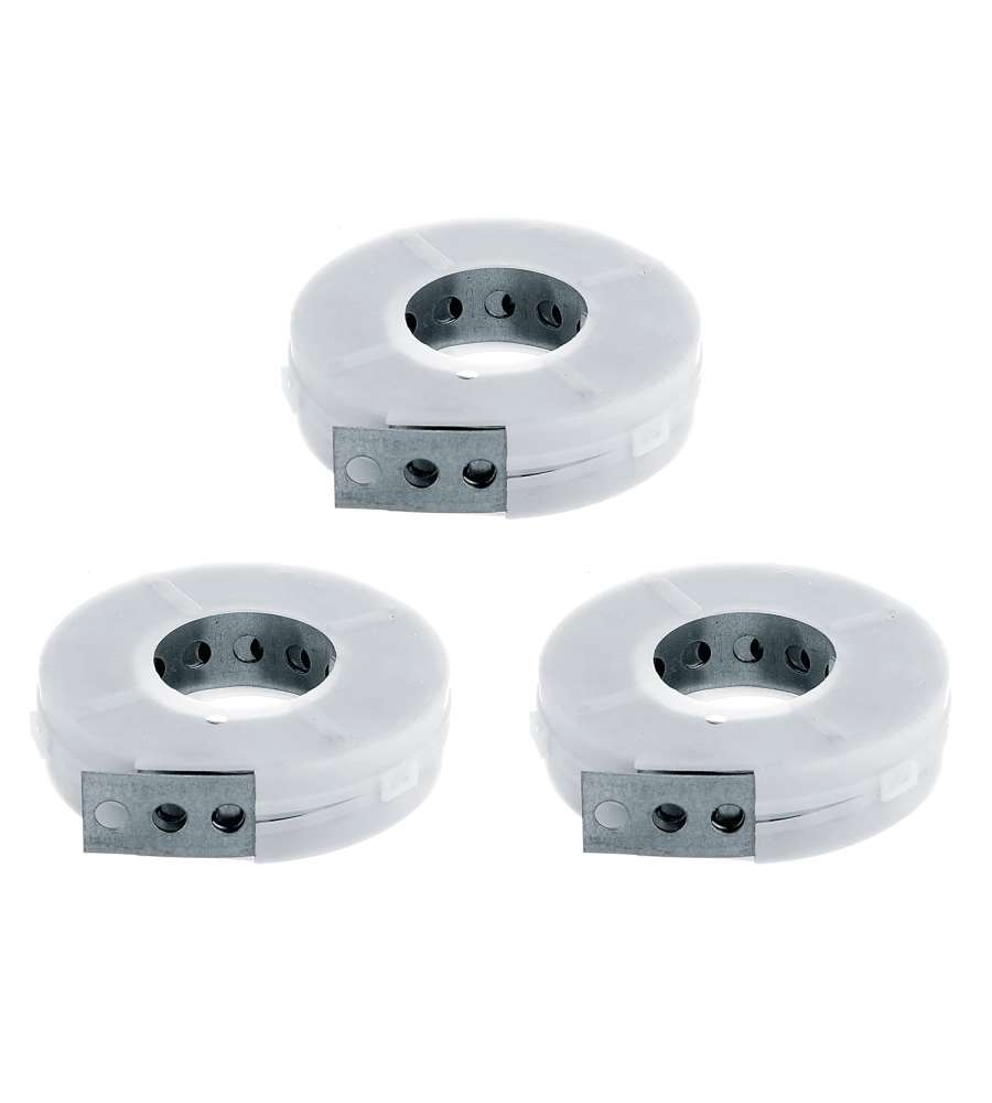GAH-Alberts Nastro perforato zincato 20 mm x 3 m set da 3 pezzi