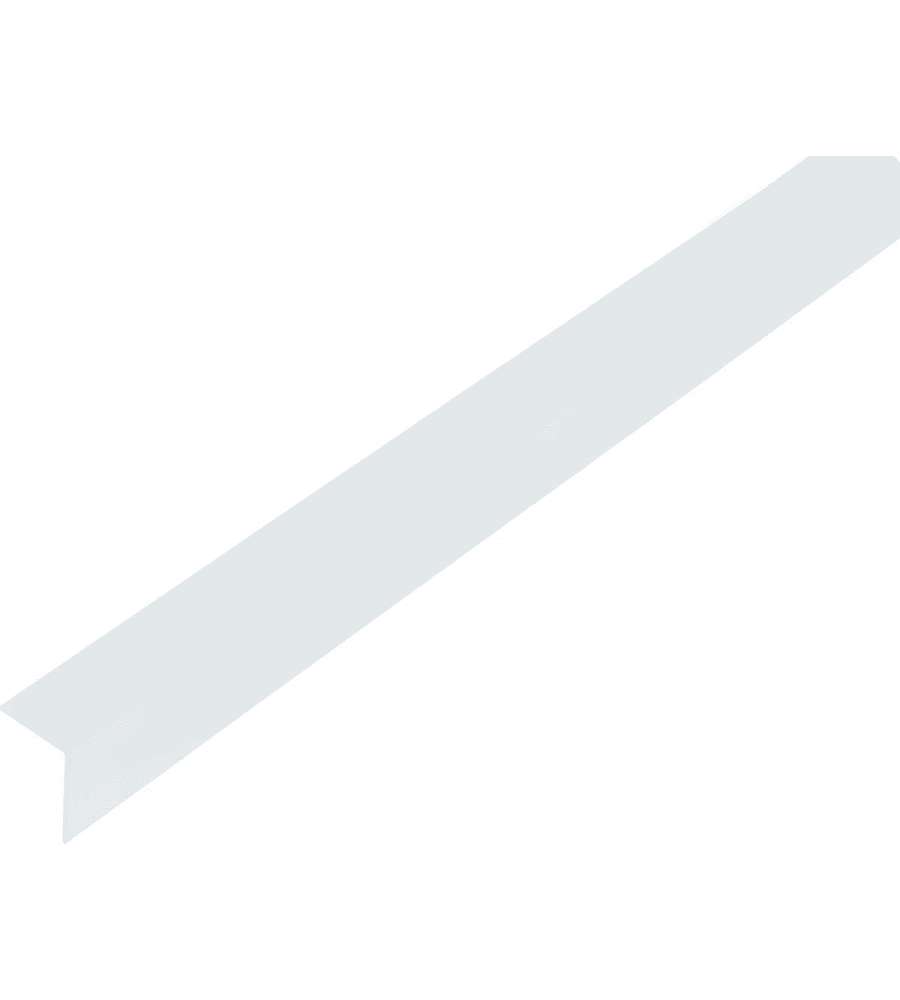 Alberts Profilo angolare PVC-U trasparente 1000x20x20 mm set 12 pezzi