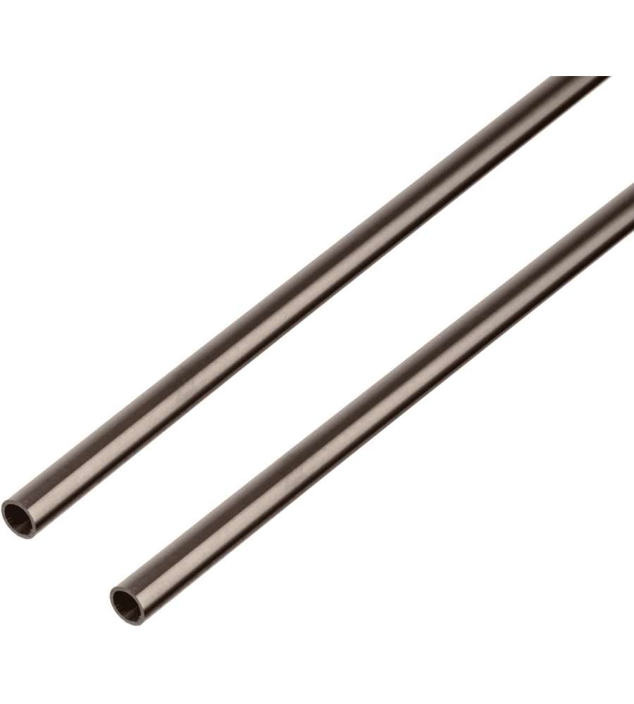 GAH-Alberts Tubo Tondo Acciaio Inox 1000x8mm Set 2 pz Colore Bronzo