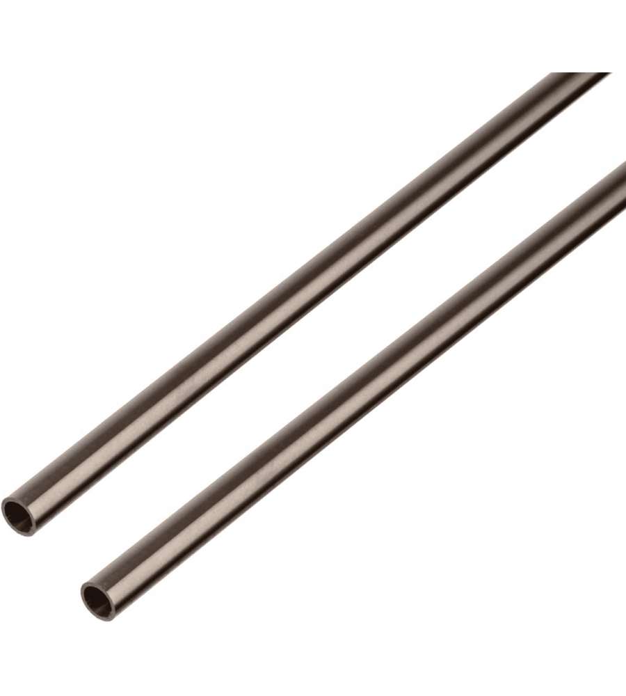 GAH-Alberts Tubo tondo acciaio inox 1000x12 mm set 2 pezzi bronzo