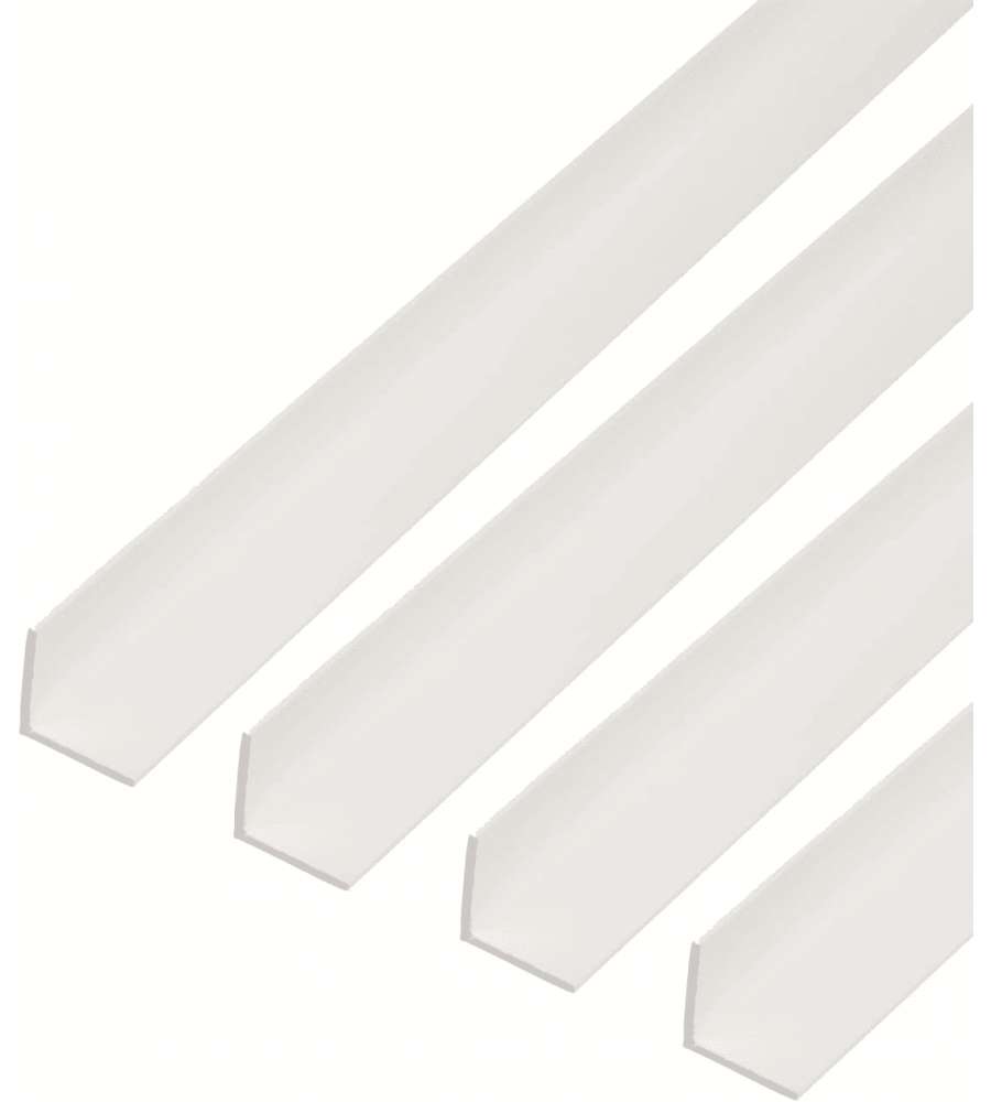 GAH-Alberts Profilo Angolare PVC-U Bianco 1000x50x50 mm Set 4 Pezzi