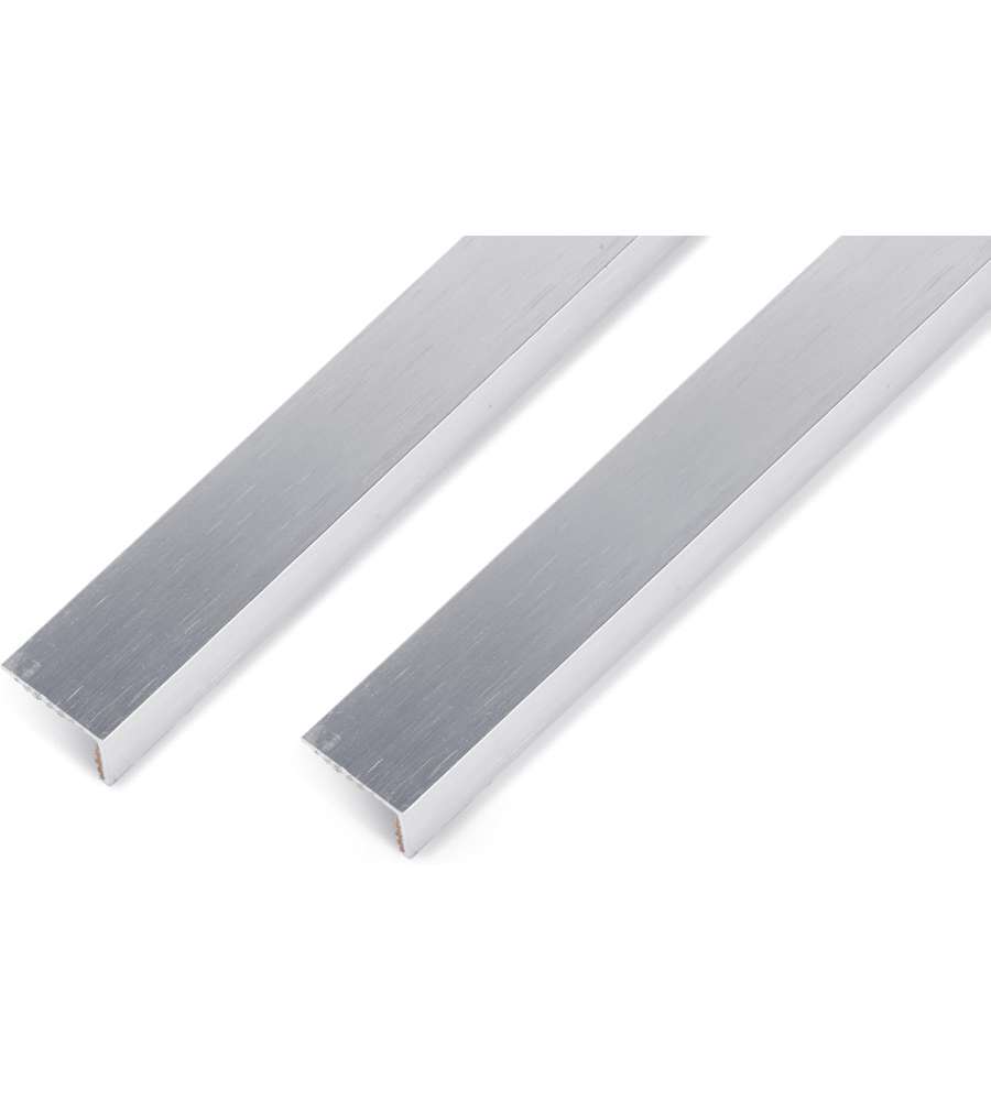 GAH-Alberts Profilo angolare autoadesivo alluminio effetto inox 1000x25 mm