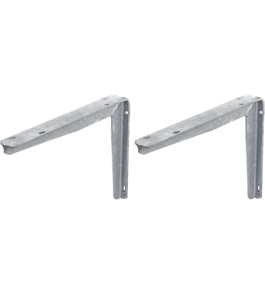 GAH-Alberts Consolle T Zincata a Caldo 200x250 mm Set 2 Pezzi