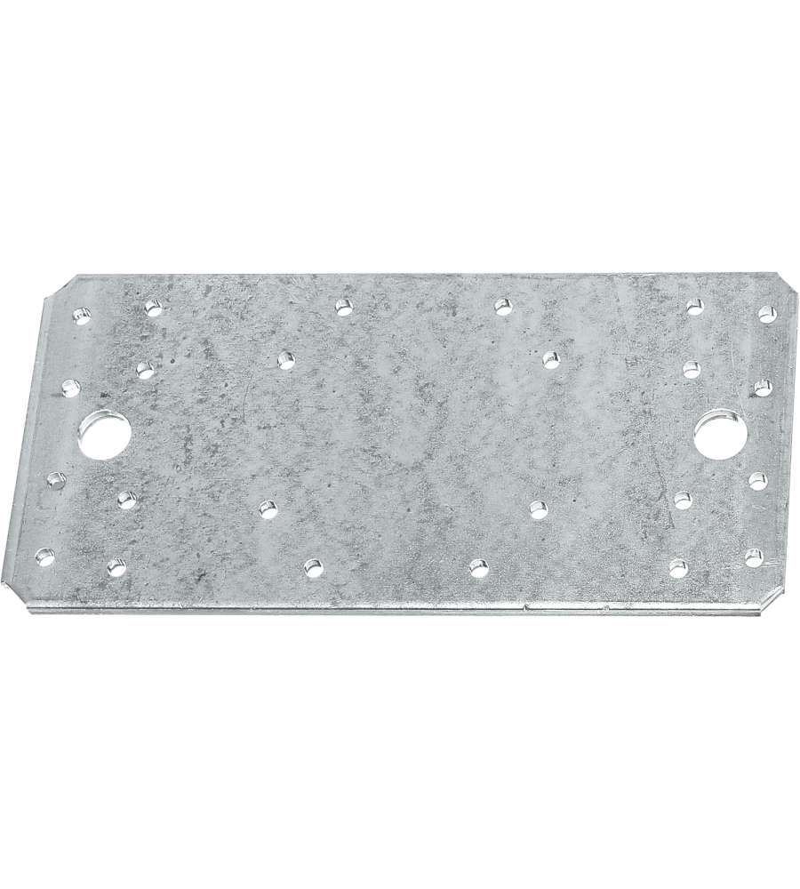 GAH-Alberts Connettore Piatto Argento 190x90x3mm 20Pz Acciaio Zincato