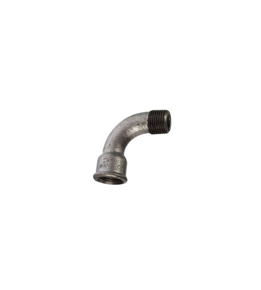 Curva zincata a 90Gr. maschio - femmina 1/2