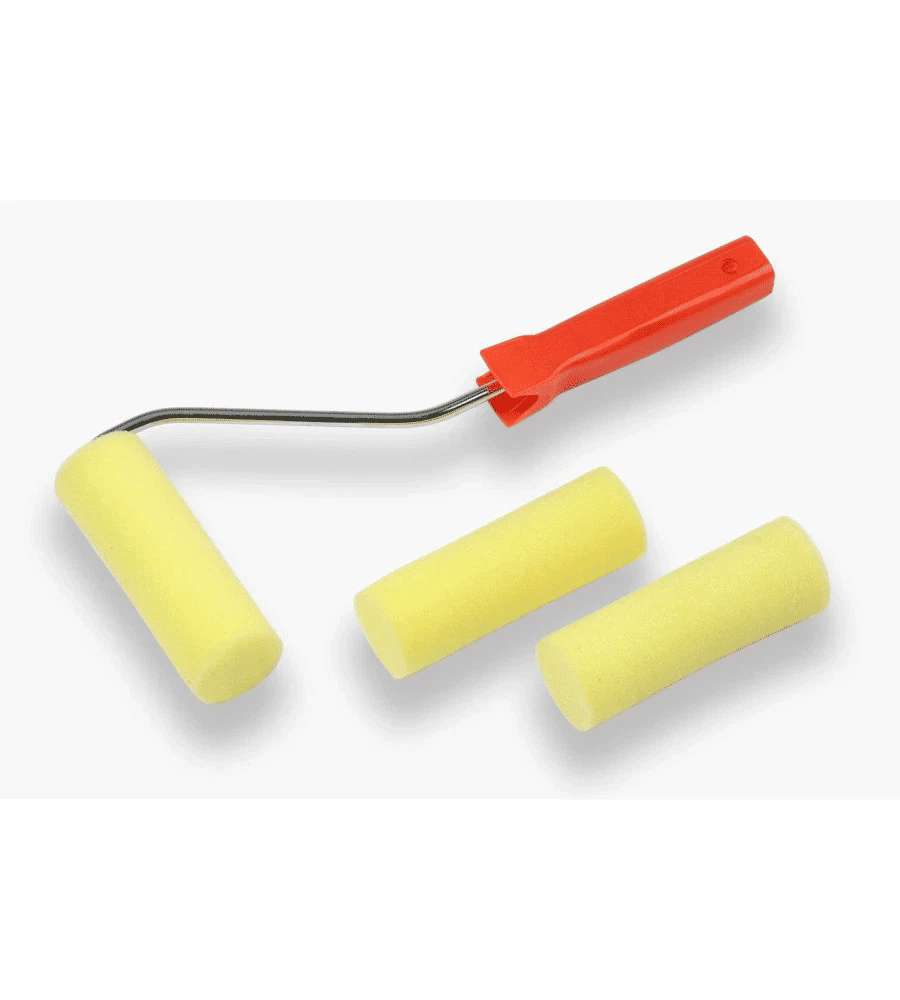 Masidef Set rulli verniciatura assortiti 4 pezzi per lavori pittura
