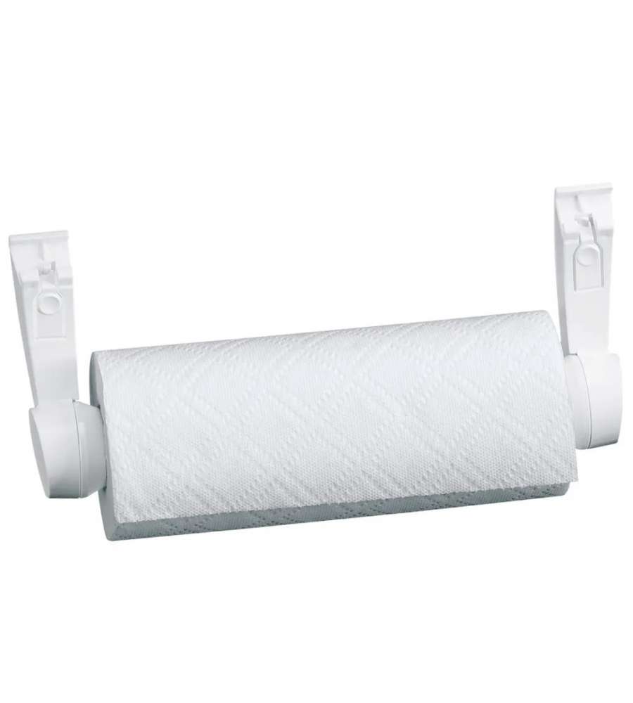 Porta Rotolo Da Cucina Con Simpatico Elefante - Design Da Appoggio In Resina, Metallo E Legno - Marrone, 36x18 Cm - Regalo Carino Per La Casa