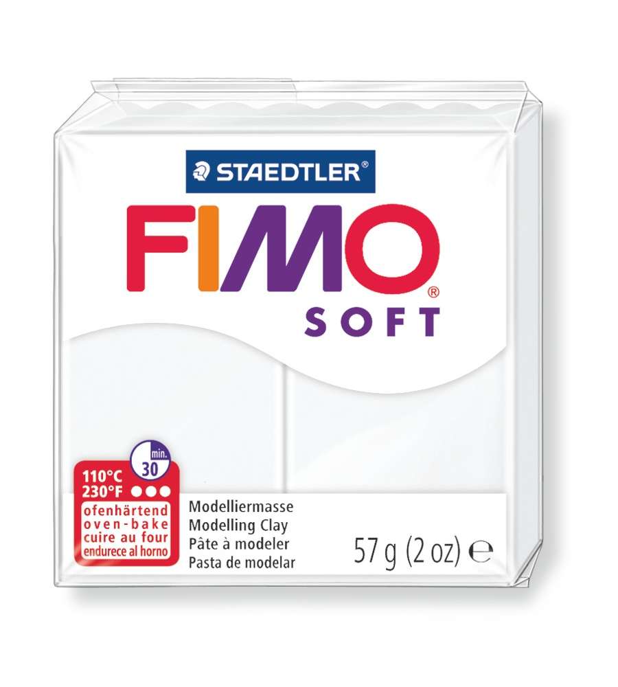 Pasta Fimo Soft 0 - 56 G Bianco
