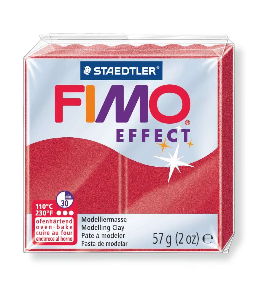 Pasta Fimo Soft 28 - 56 G Rosso Rubino