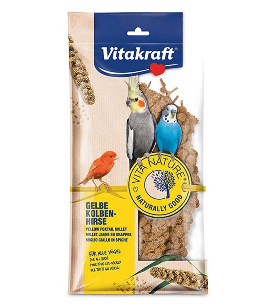 Vitakraft Spighe di Panico per Uccelli 100g - Alimentazione Naturale