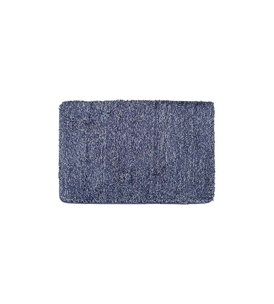 Tappetino da bagno Melange 60x90 cm Blu Navy