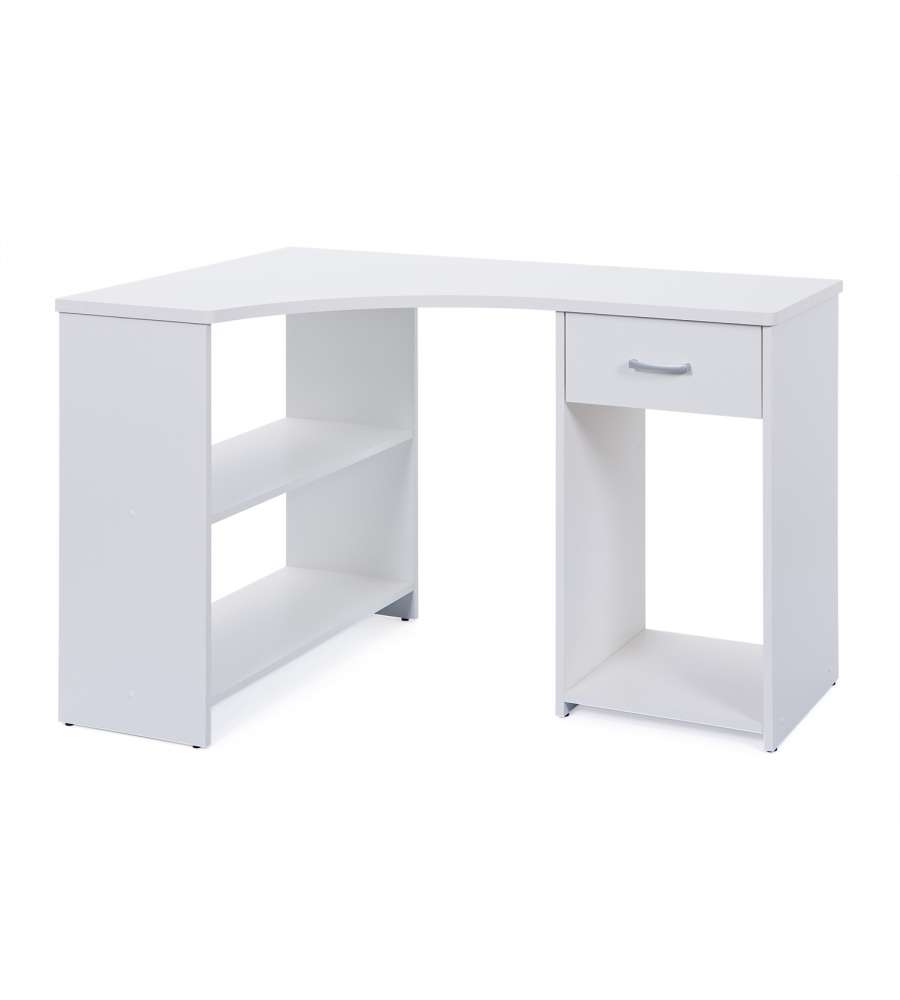 Scrivania Angolare Bianco 118x79x75h