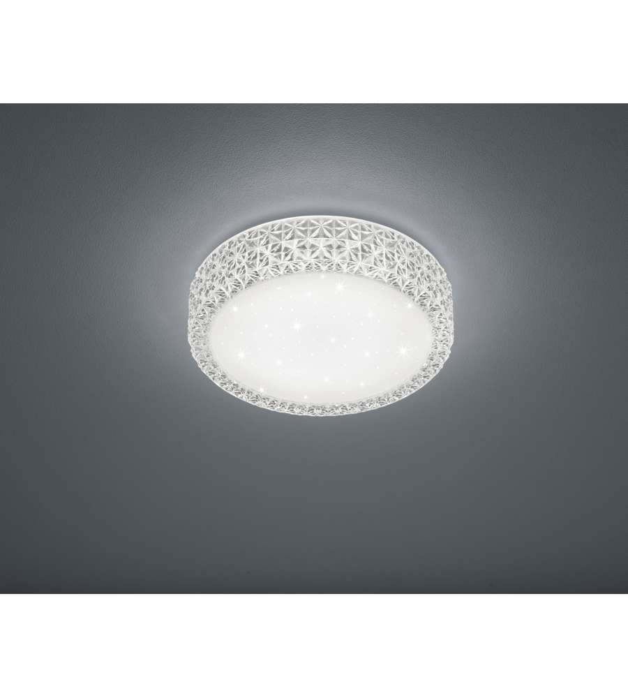 Trio Plafoniera LED Pegasus 28 cm Bianco Dimmerabile