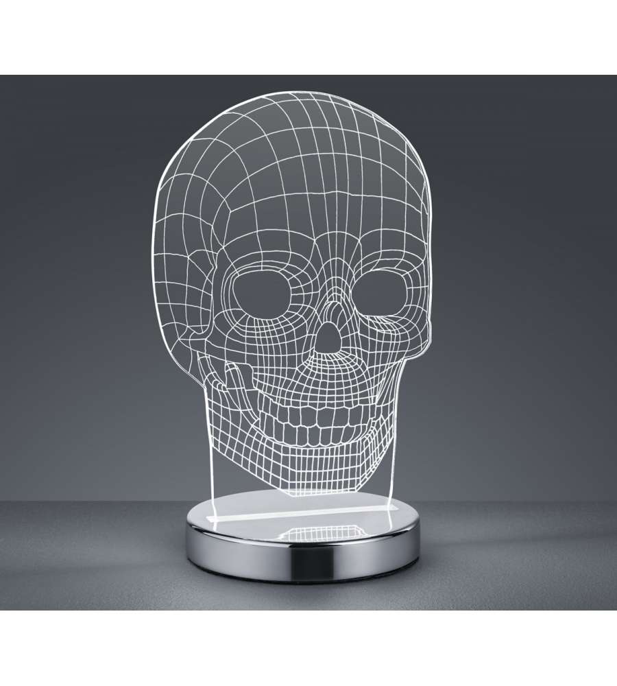 Lampada LED Skull 21,5 h cm