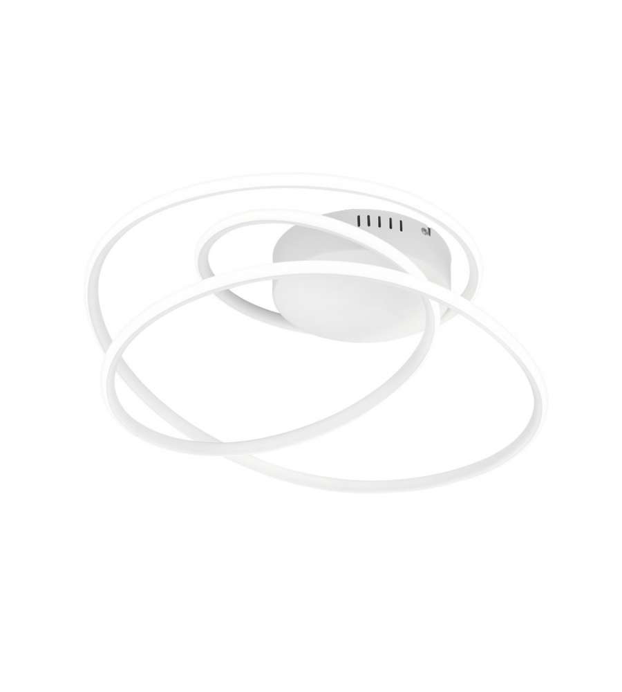 Reality Plafoniera LED Bologna Metallo Bianco Opaco - 36W 5100lm 4000K