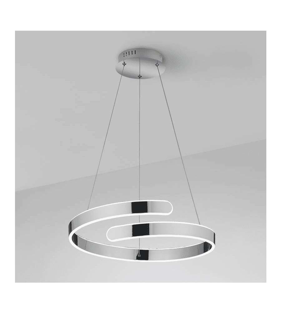 Trio Lampada Sospensione LED Parma Cromo 50x150 cm