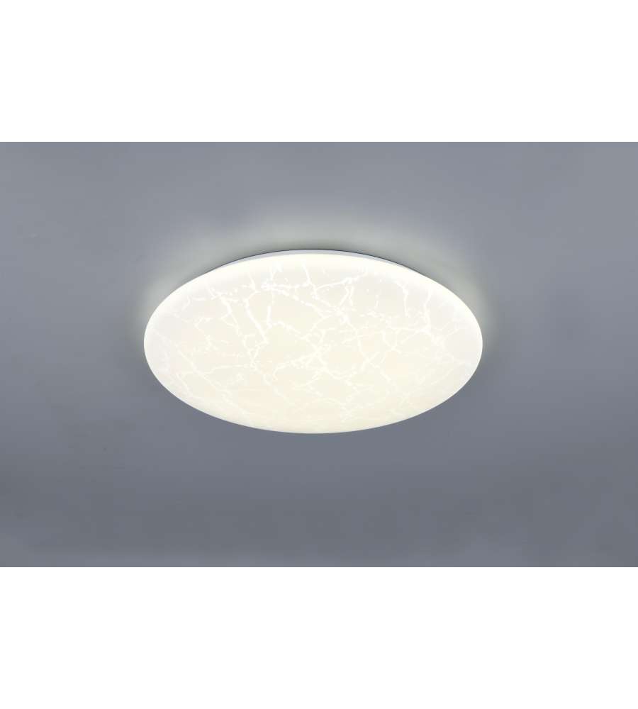 Reality Plafoniera LED Umbria II - Effetto Ghiaccio - D.41cm 24W 4000K