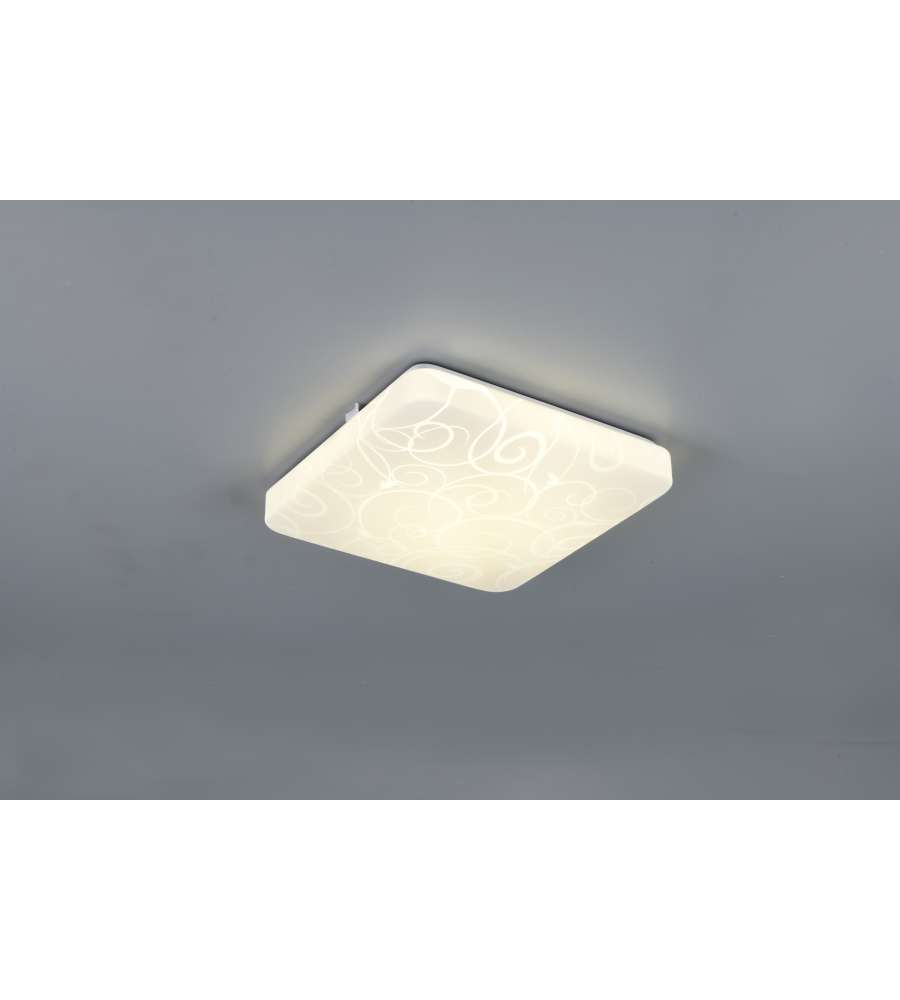 Reality Plafoniera Quadrata Led Mandria - Cerchio - 16W 1600lm L.27cm