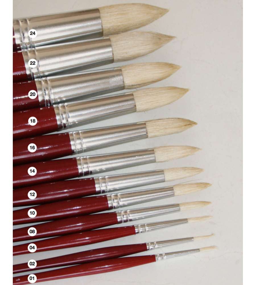 Pennello 541 N.12 Setola Tondo