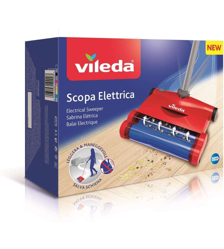 Scopa Elettrica Vileda Con Cattura Polvere