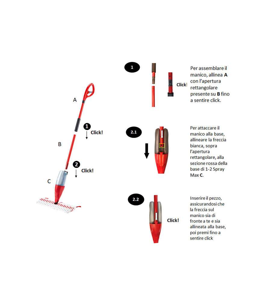 LAVAPAVIMENTI VILEDA SISTEMA MAX SPRAY