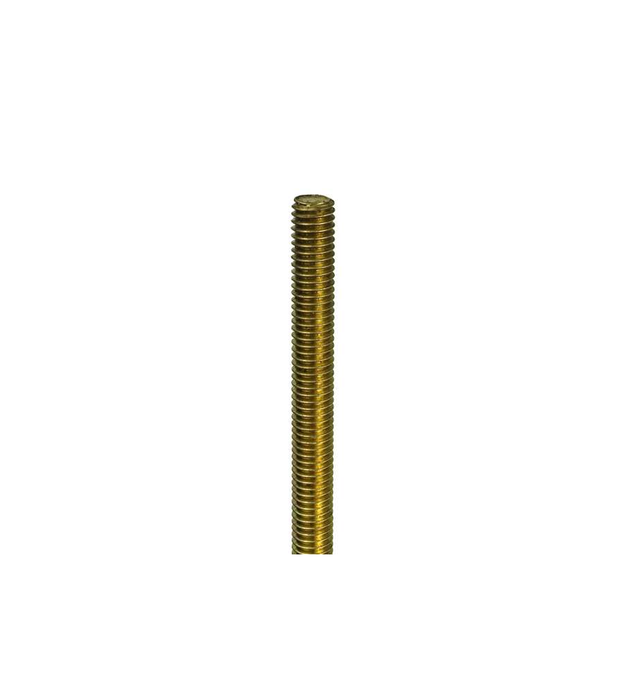 Barra filettata ottone M4 x 1 mt.