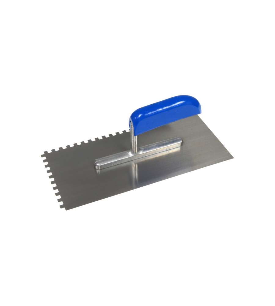 Frattazzo Con Dentatura 10 X 10 Mm. Manico Aperto In Legno