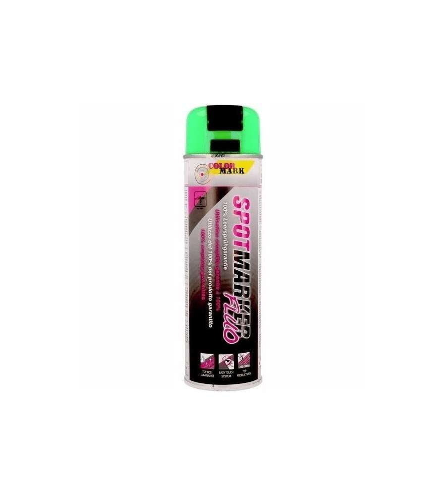 SPOTMARKER Spray marcatura verde fluo 500ml per edilizia e cantieri