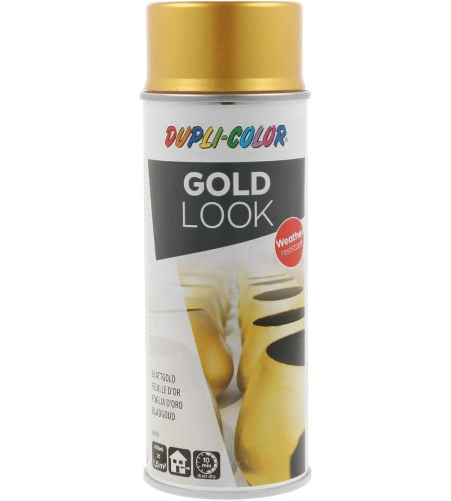 DUPLI-COLOR Vernice Decorativa Oro 400 ml - Asciugatura Rapida Lucida