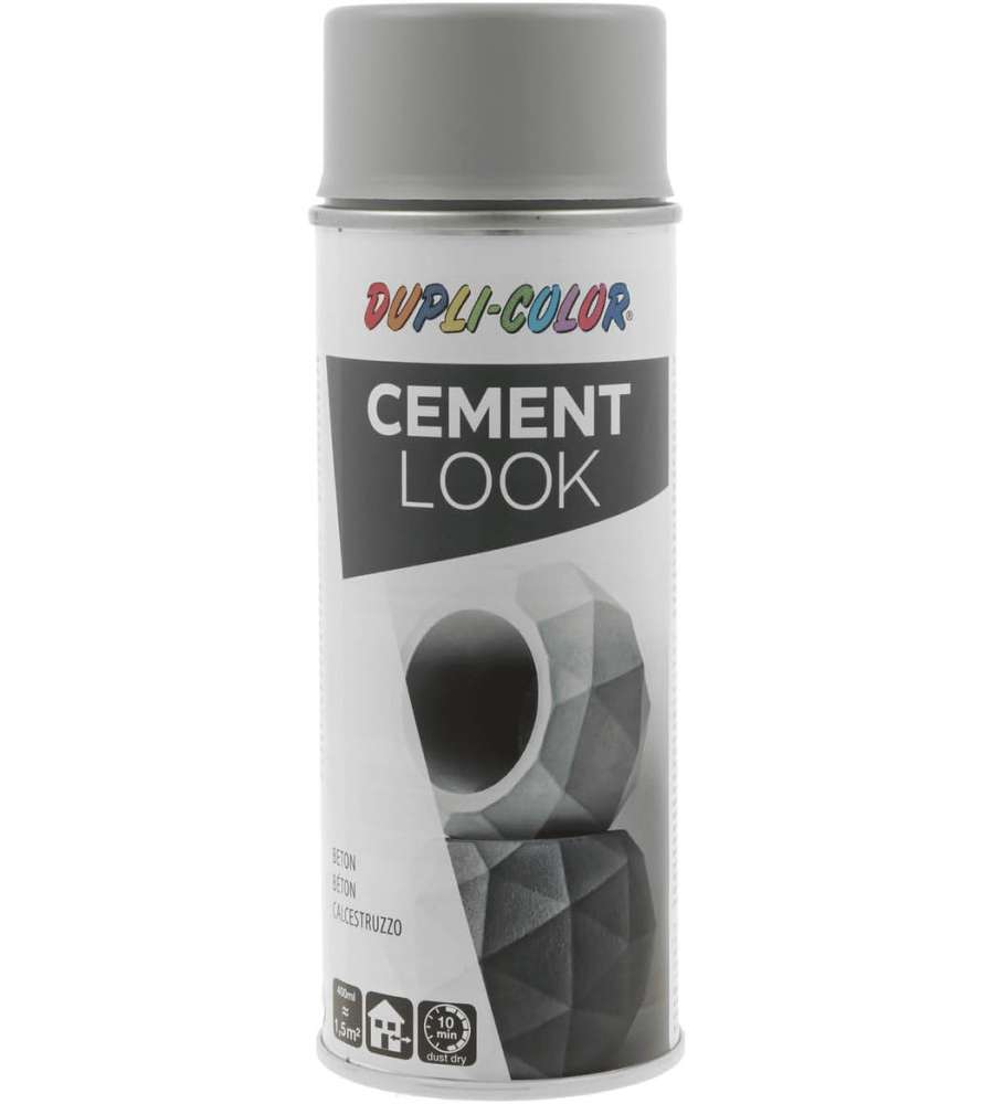 DUPLI-COLOR Vernice Acrilica Cement Look Grigio 400 ml Asciugatura Rapida