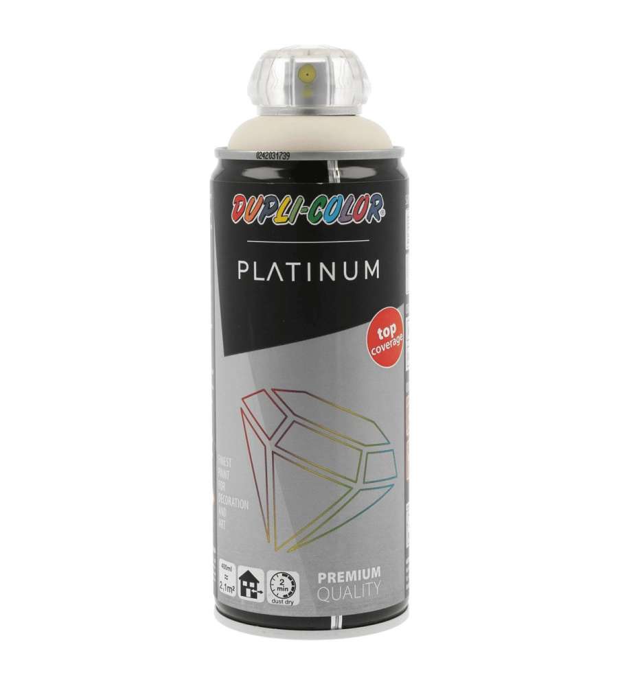 DUPLI-COLOR Vernice Spray Platinum 400 ml Avorio Chiaro RAL 1015 Satinato