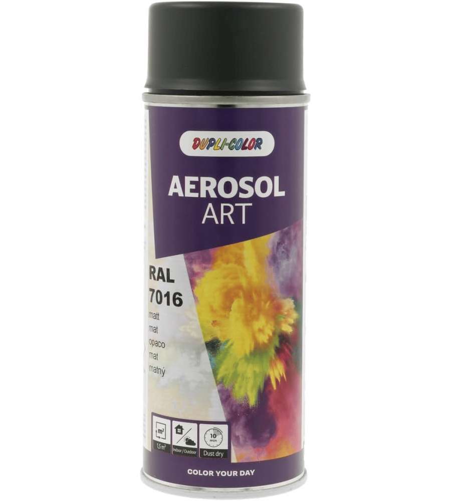 DUPLI-COLOR Aerosol 400 ml RAL 7016 Grigio Antracite Opaco Vernice Spray