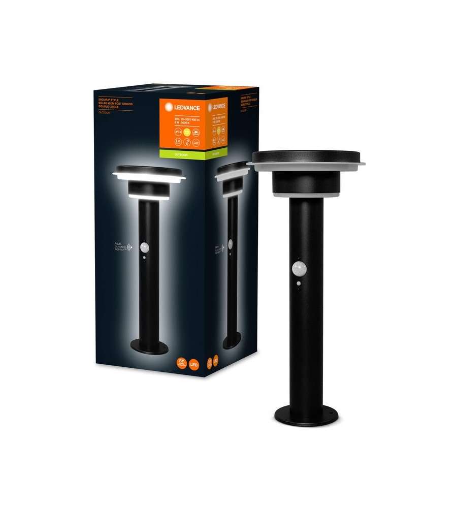 Faretto Style Solar Double Circle 178x720