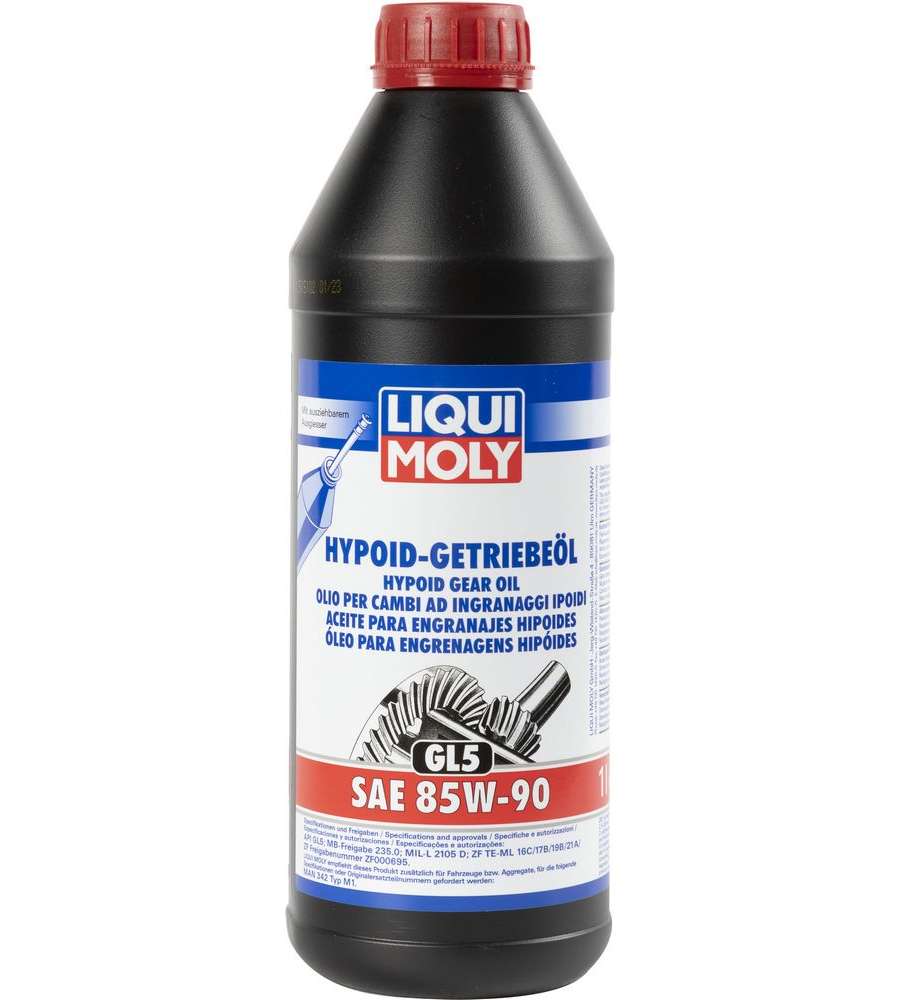 Olio per cambi ad ingranaggi ipoidi (GL5) SAE 85W-90 1L