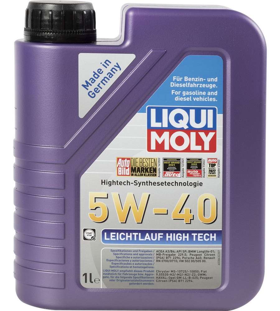 Olio motore Leichtlauf High Tech 5W-40 1L