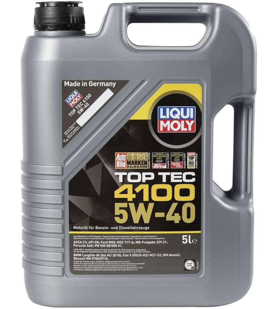 Olio Motore Top Tec 4100 5W-40 5L