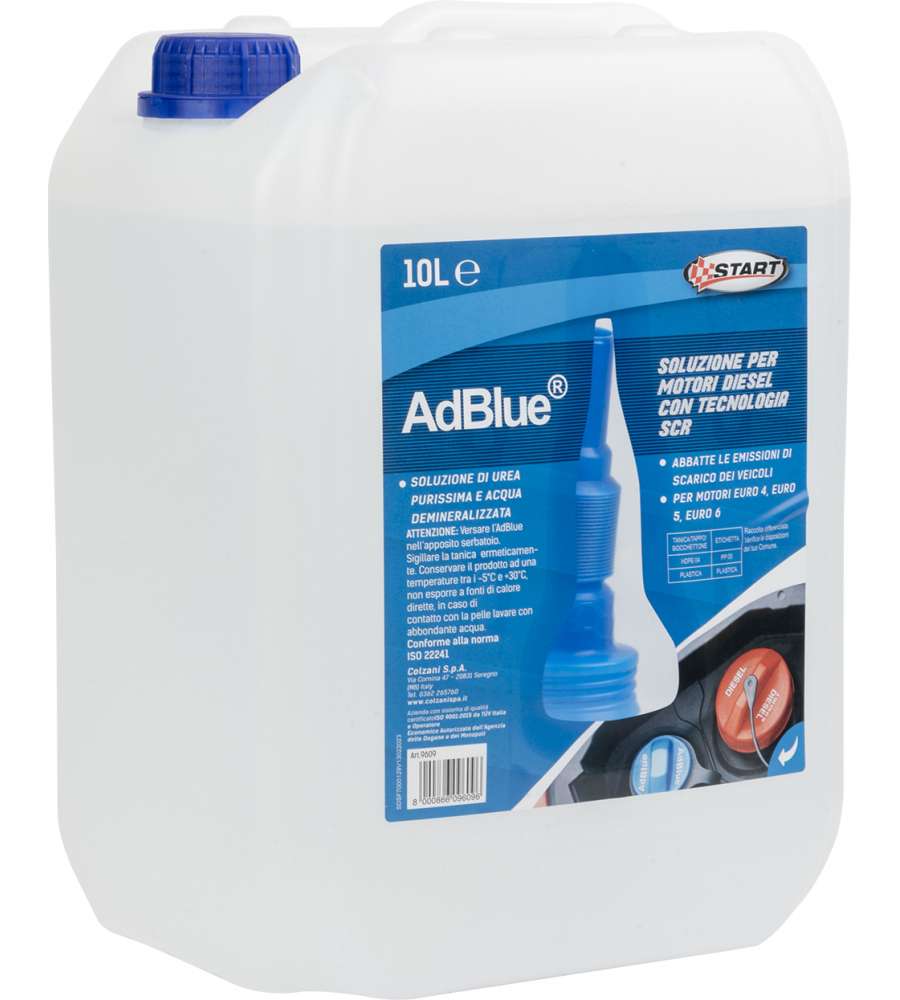 Additivo Liquido Ad Blue 5 Lt Con Beccuccio Travasatore Per Motori Diesel  Euro 4/5/6