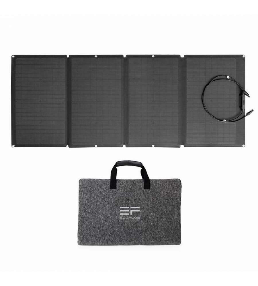 Pannello Solare 160 Watt per ricarica generatori powerbank EcoFlow