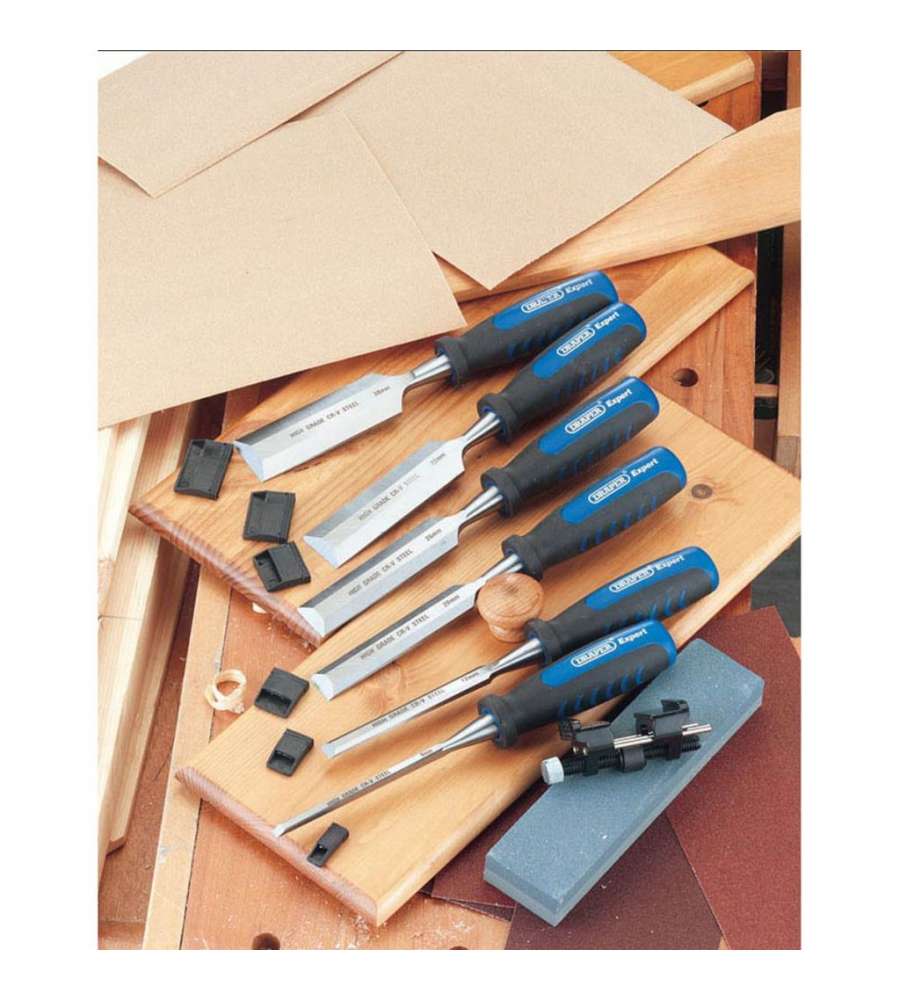 Draper Tools Set Scalpelli 8 Pz Per Legno 88605