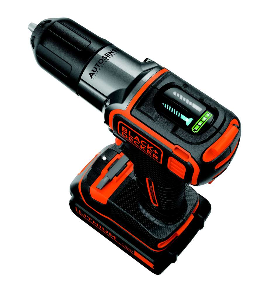 Trapano/avvitatore Black+decker Autosense 18v