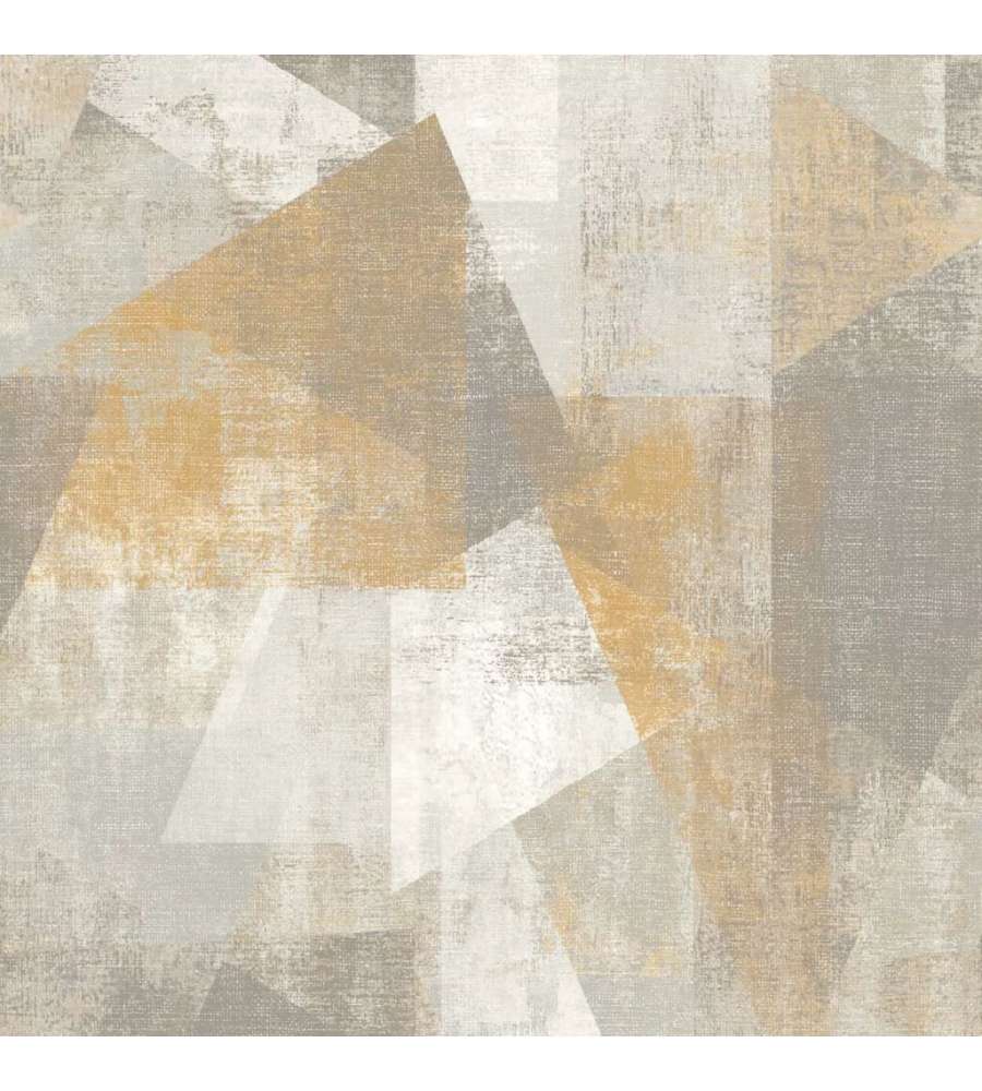 DUTCH WALLCOVERINGS Carta da Parati Motivo Prospettico Beige e Grigio