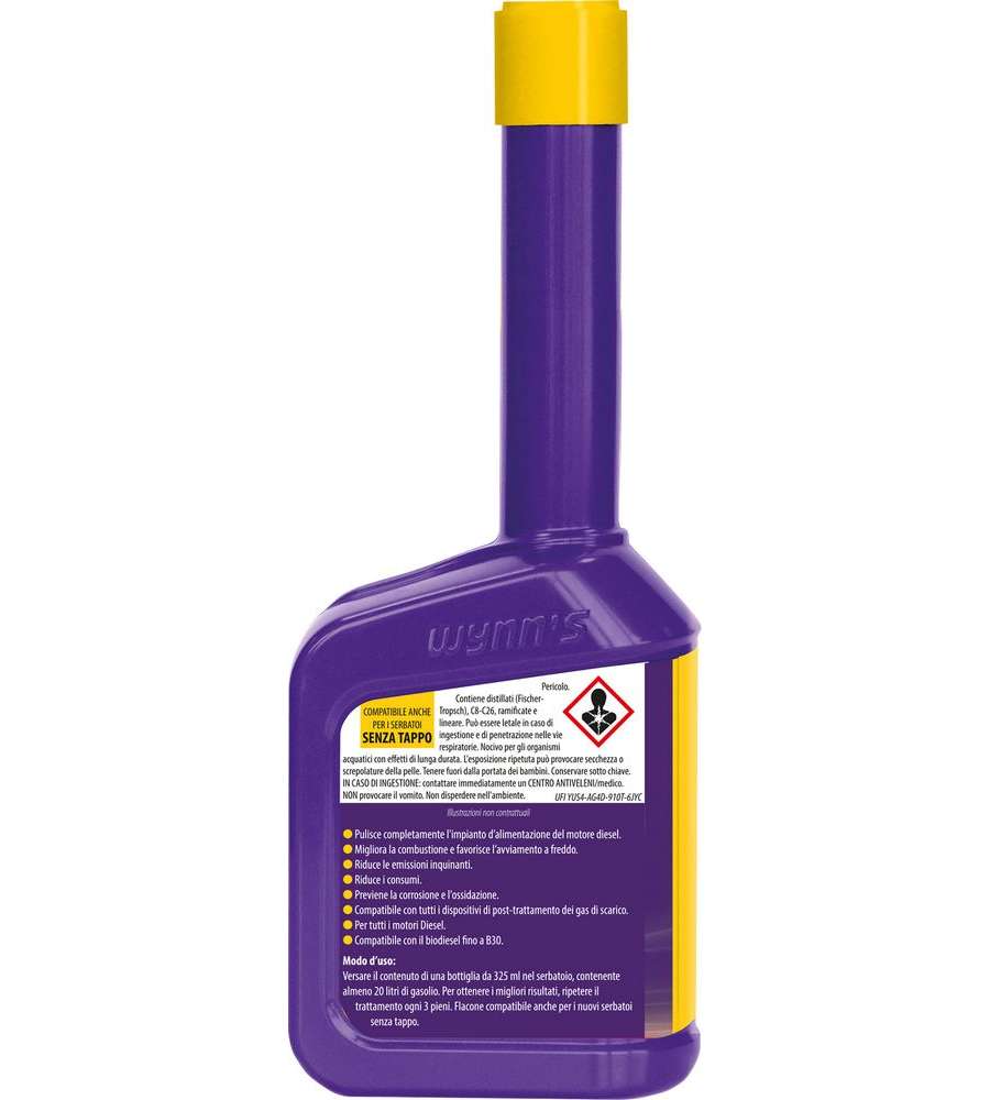Pulitore iniettori motore diesel auto Euro 5 e Euro 6 325ml