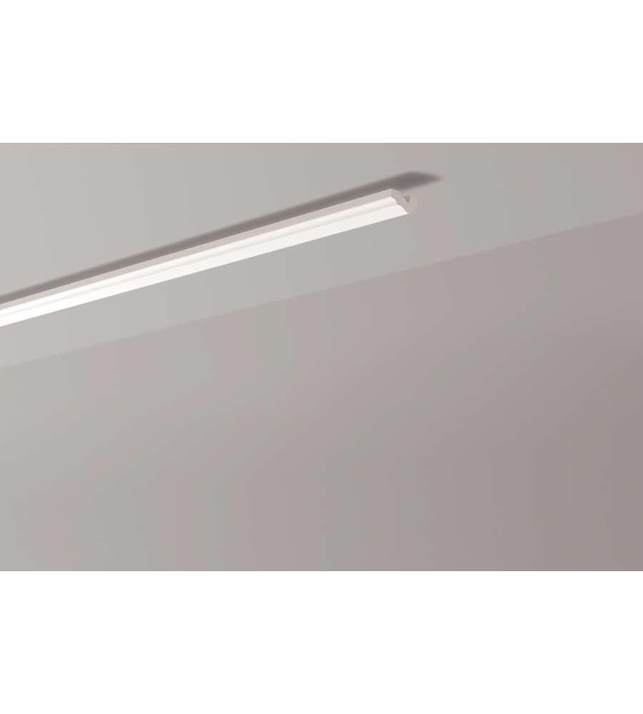 D6 DECOFLAIR Cornice soffitto polistirolo 40x20mm 2 pezzi verniciabile