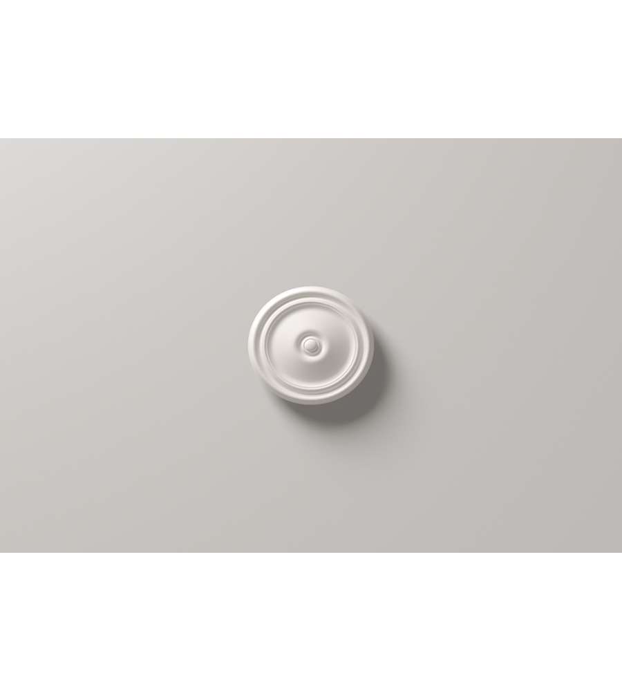 NMC Italia Rosone decorativo polistirene espanso 30x30 cm bianco