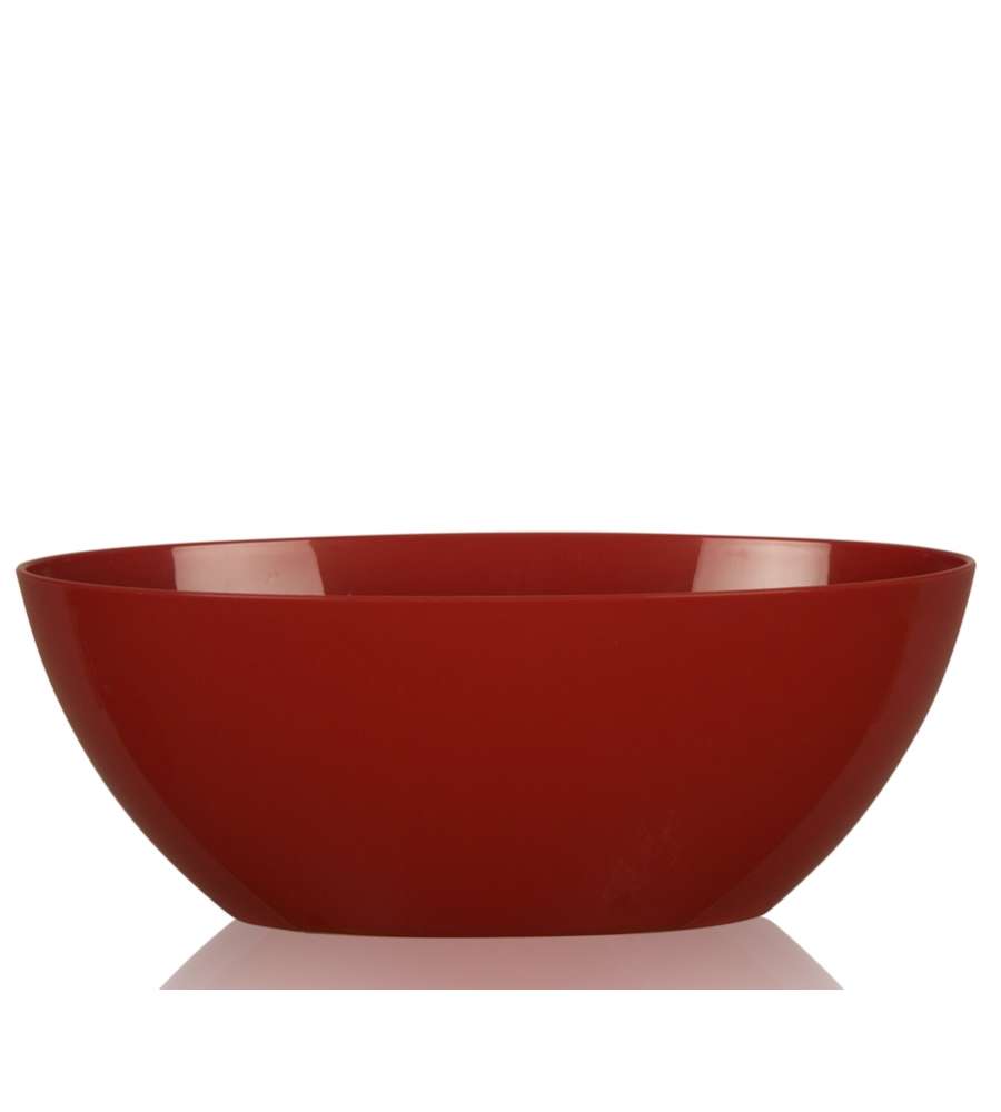 Vaso barca rosso 35 cm