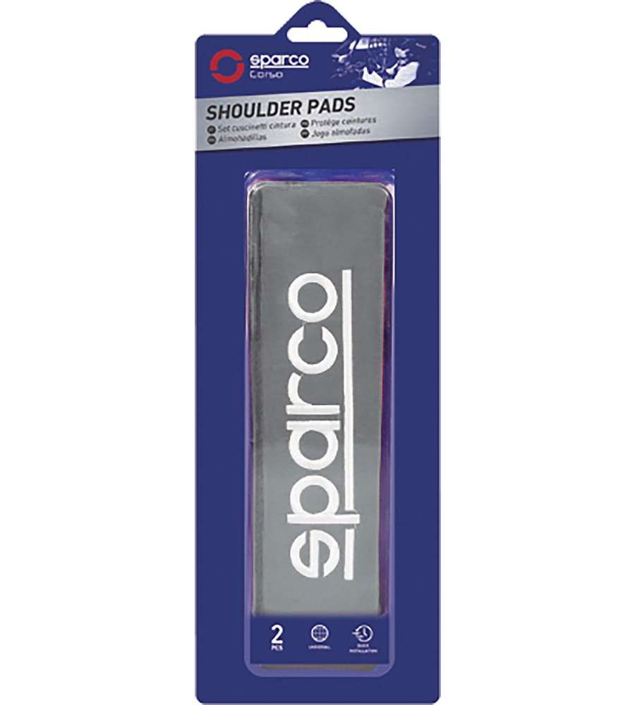 Set 2 pezzi di cuscinetti passacintura SPC1204 universali per auto grigi
