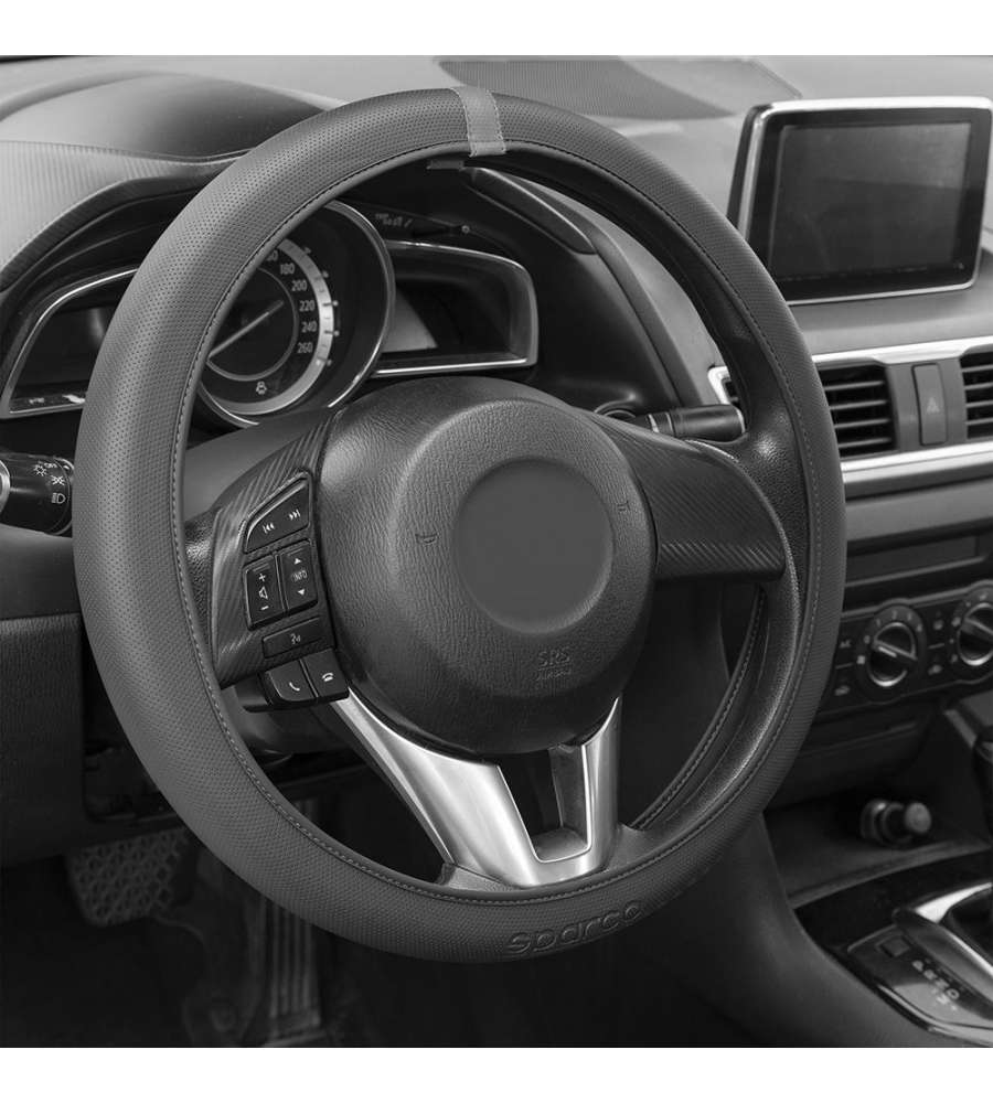 Coprivolante per auto di colore nero Sparco